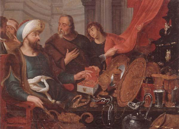 unknow artist Croeseus showing Solon his Riches Spain oil painting art